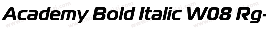 Academy Bold Italic W08 Rg字体转换